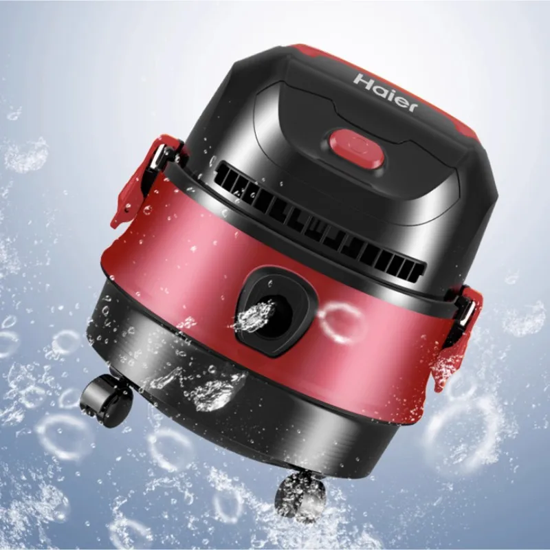 Haier Vacuum Cleaner, Household Handheld High Suction Power, Dry Wet Blow Dual Purpose Powerful Bucket Machine for Vehicles