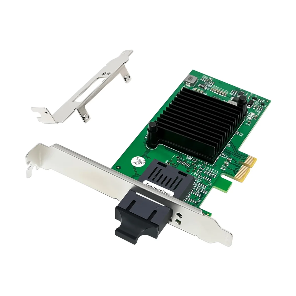 Gigabit Fiber Optic Network Card PCIe X1 82576-F1 Single-Port SC Fiber Gigabit Server NIC for 82580 Chipset NIC