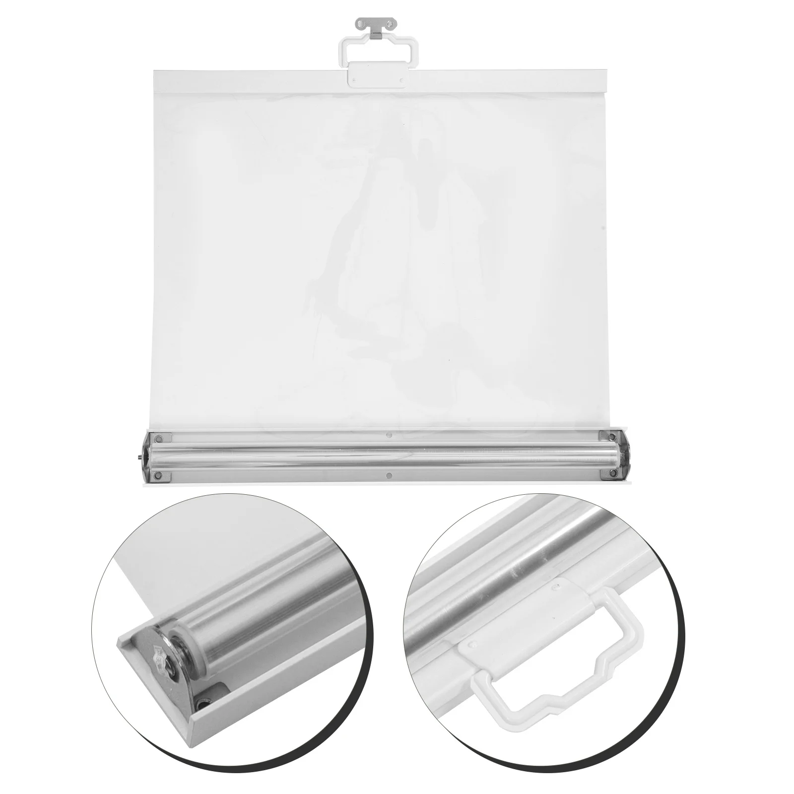 

Supermarket Freezer Curtain Transparent Roller Shutter Clear Display Pull Curtain Insulation Fresh Keeping Cabinet Shade Plastic