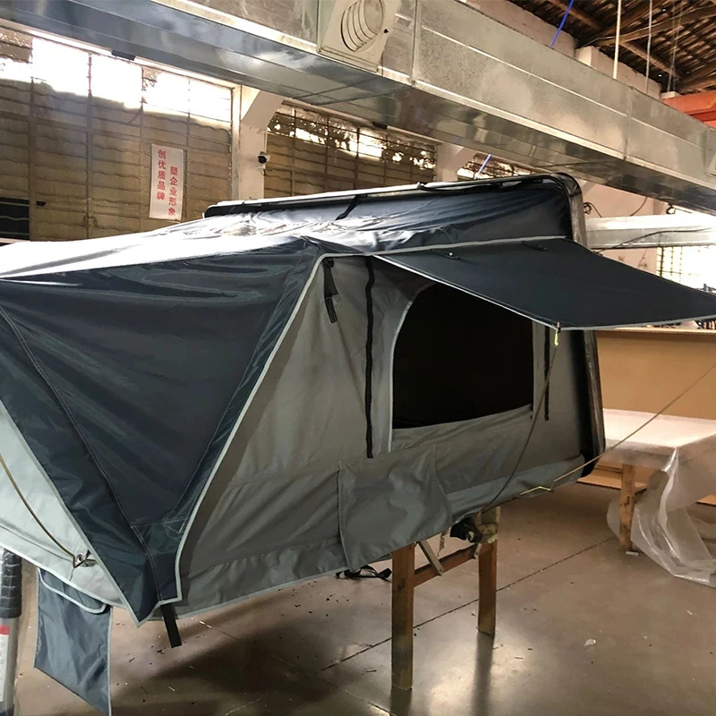 

Hot Selling 2026 New Travel Products Soft Car Tents, ABS Combine Fiber Glass Auto Tent Hard Roof Top Ten High Quality