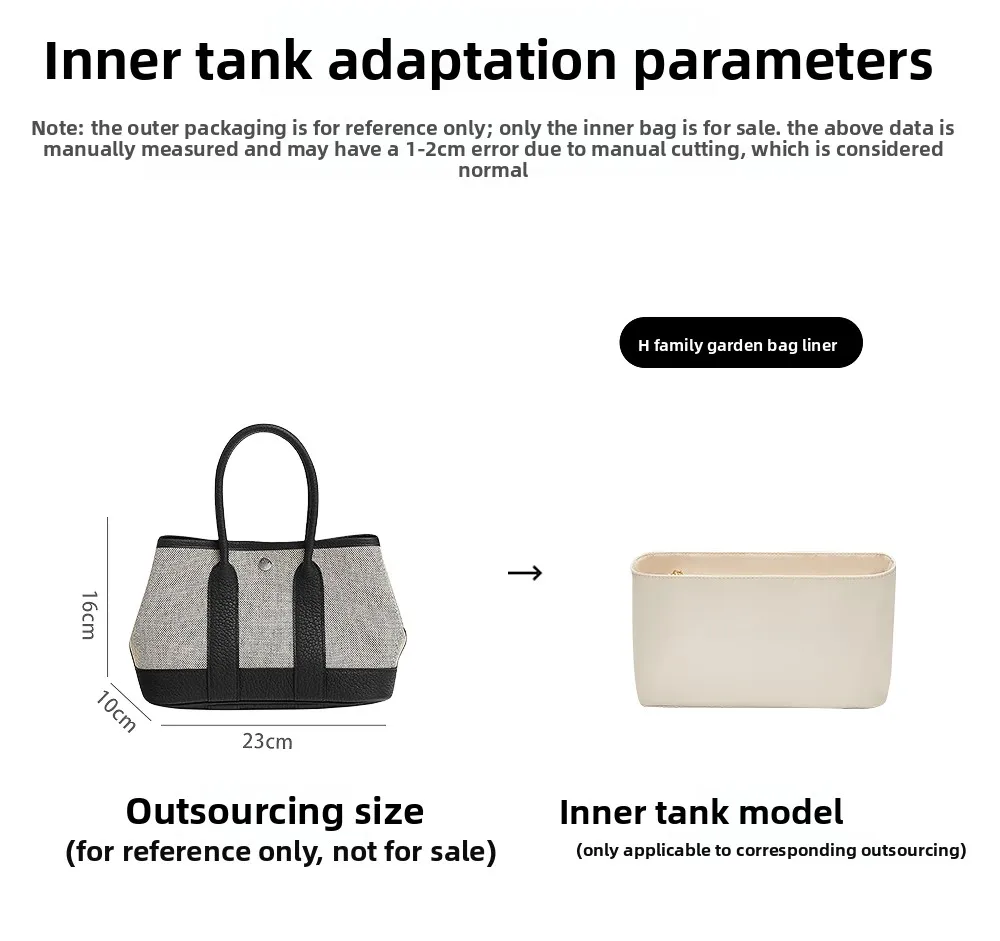 Waterproof Bag Insert Storage For Garden Party23mini Nylon Bag Organizer Insert Bag Support Bag Liner Handbag Bag Accessories