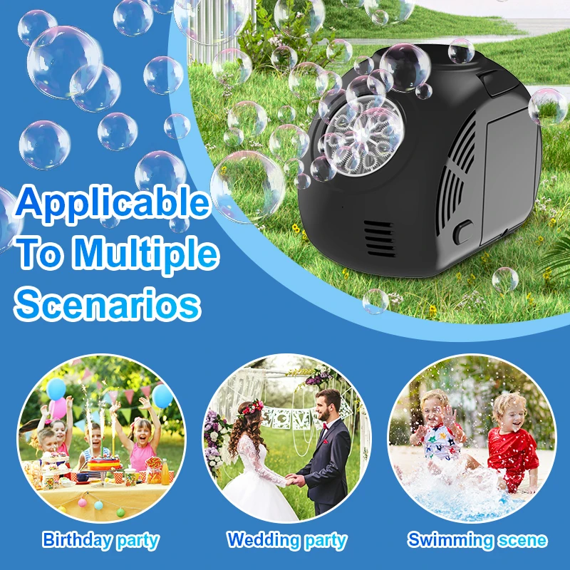 10 hole Handheld Bubble Machine Outdoor Interactive Wedding Game Toy Light Bubble Toy without Battery Bubble Water
