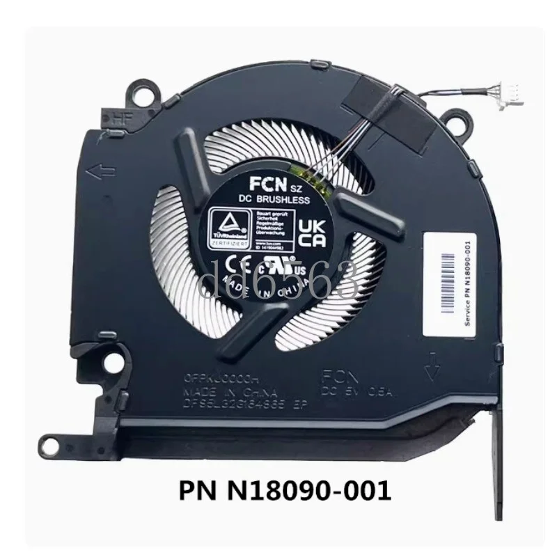 NEW CPU GPU Cooling Fan FOR HP OMEN 16-K 16-N RTX 3050 N18090-001 N18091-001 5V