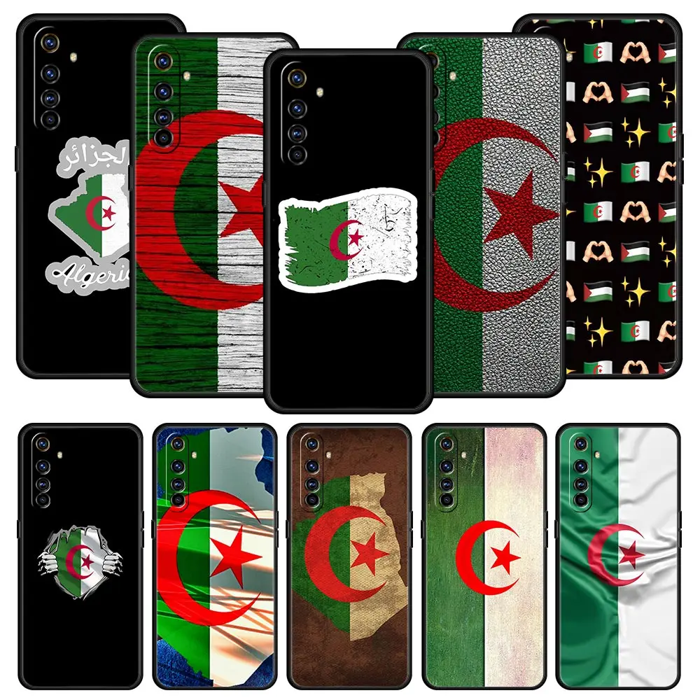 Algeria Flag Phone Case For Realme 12 11 10 9 8 5G 7 6 GT5 GT3 GT2 Pro Plus C21 C11 C25 C35 GT Neo 2 3 3T 5 Soft Cover