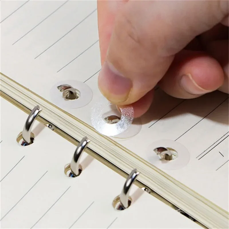 Loose Leaf Hole Punch Stickers Notebook Planner Protector Labels Self Adhesive Binding Paper Hole Reinforcement