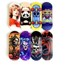 36mm Pro Fingerboard Deck Wooden Board with New Graphic for Finger Skateboard