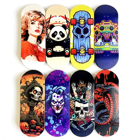 36 mm Pro Toets Deck houten bord met nieuwe afbeelding voor Finger Skateboard