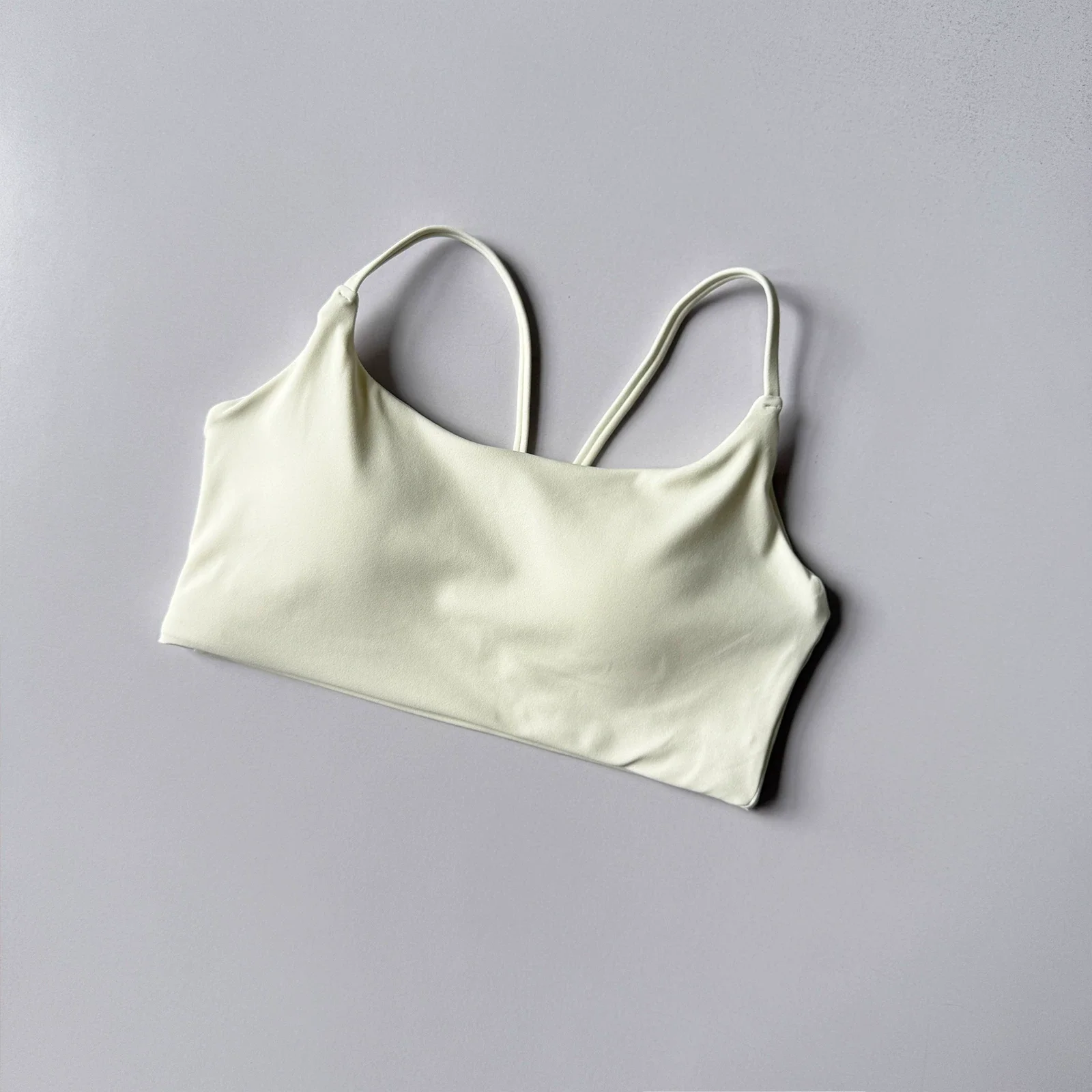 Stoßfestes Sport-BH für Damen mit Polstern, schnelltrocknend, atmungsaktiv, Yoga-Tanktop, Pilates-Trainings-BH, Fitness-BH – Detail 11