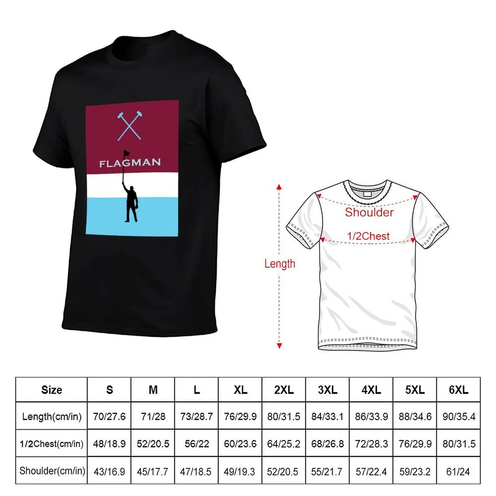 Original Flagman (updated) T-Shirt rapper graphic tees aesthetic clothes funny t shirts for men