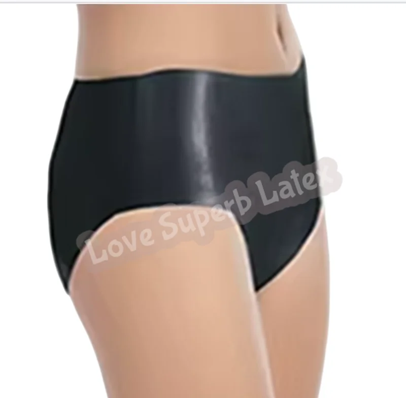 Mould Sexy Women Sexy Pants/Briefs Fetish Latex Underwear Rubber Latex BIKINI Panties Good Quality Fashion Wear