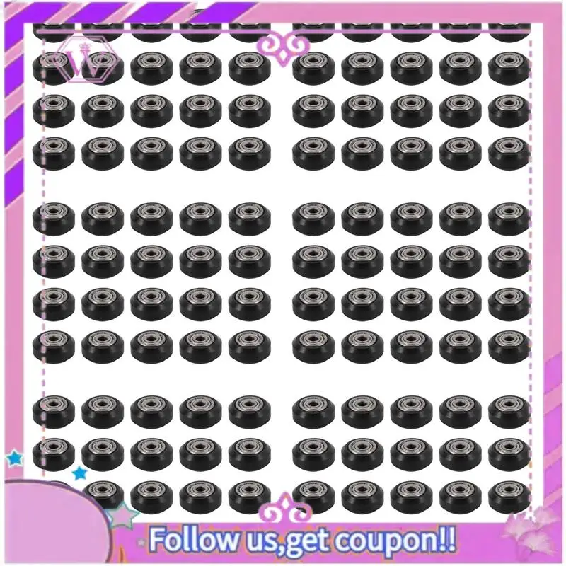 

120Pcs/Slot POM Plastic Wheel Pulleys Ball Bearings 625ZZ 3D Printer Parts Round Idler Gear Perlin Part