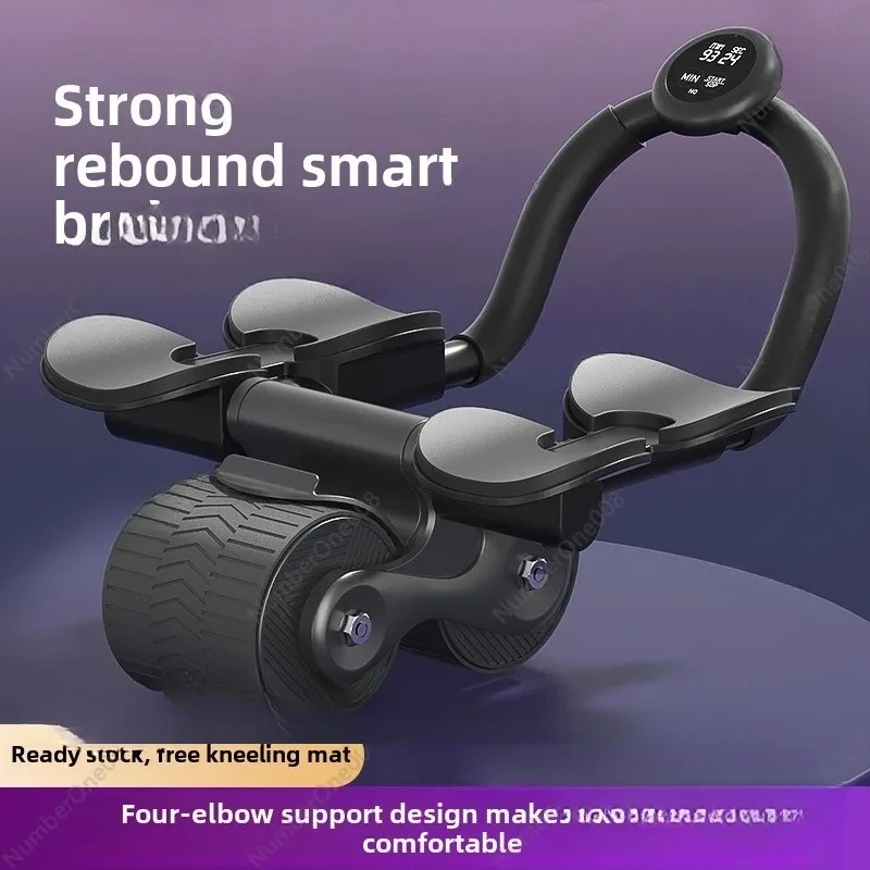 Support abdominal roller to practice abdominal muscles to lose weight and thin belly artifact Household fitness equipment