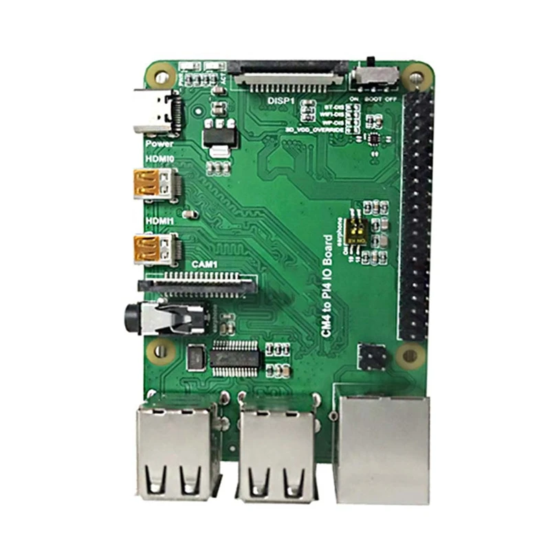 For Raspberry Pi CM4 IO Base Board CM4 To 4B Adapter Board Expansion Board CM4 To PI4B Adapter Replacement Spare Parts Kits