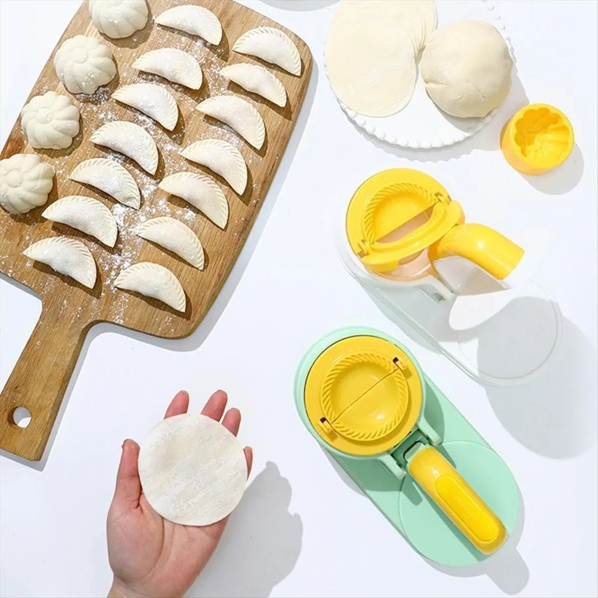 2026 + Manual Dough Presser Dumpling Wrappers ,Dumpling Mold Set Bun Mold Dumpling Easy-Tool