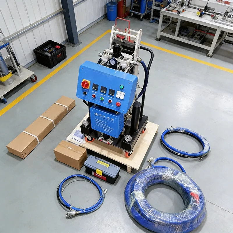 

Оборудование для напыления полиуретановой пены с дизельным двигателем для удаленных строительных площадок