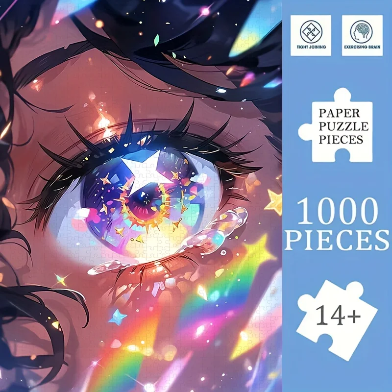 500/1000 Pieces Jigsaw Puzzle Popular Anime Characters Jigsaw Puzzle Educational Toy for Kids Children 's Games Christmas Gift
