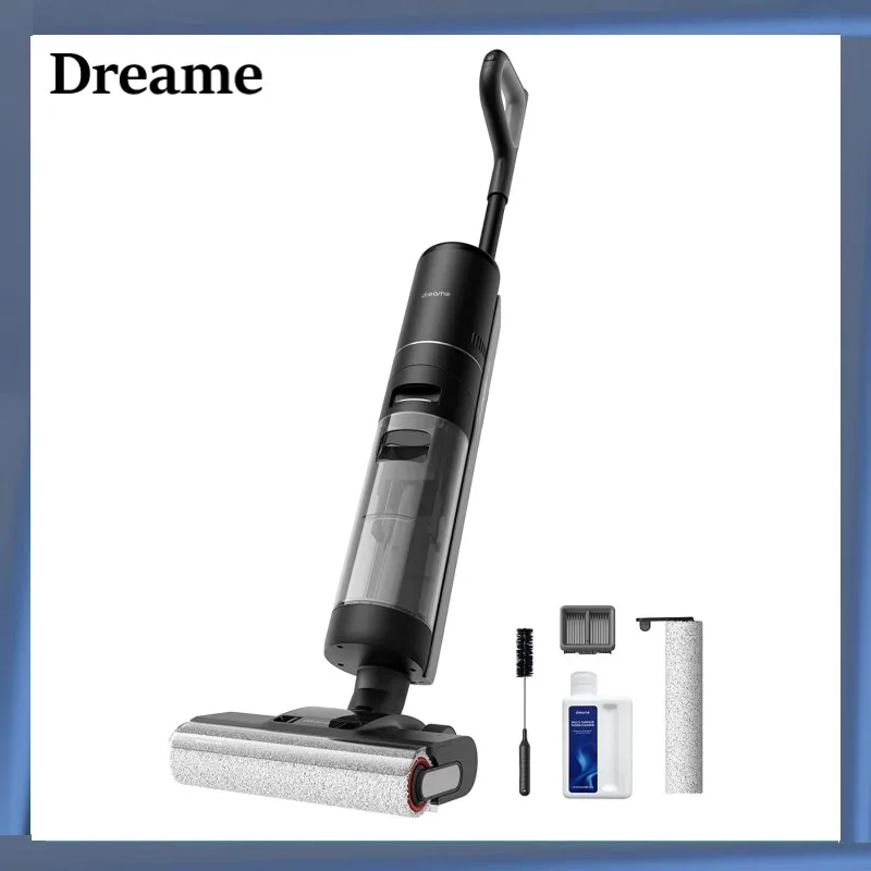 Dreametech-H12 PRO Wet Dry Aspirador, Smart Floor Cleaner, sem fio e esfregão para pisos duros, secagem a ar quente