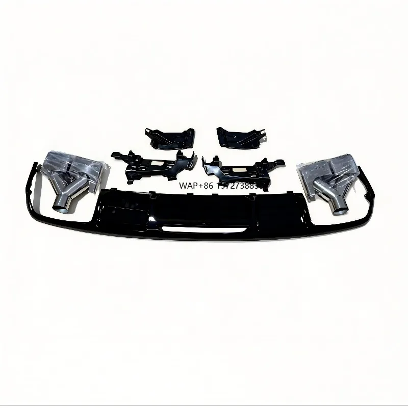 

High Quality CLS63 Rear Lip with Quad Tail Pipes Exhaust for CLS C218 W218 2012-2017 Sport Line