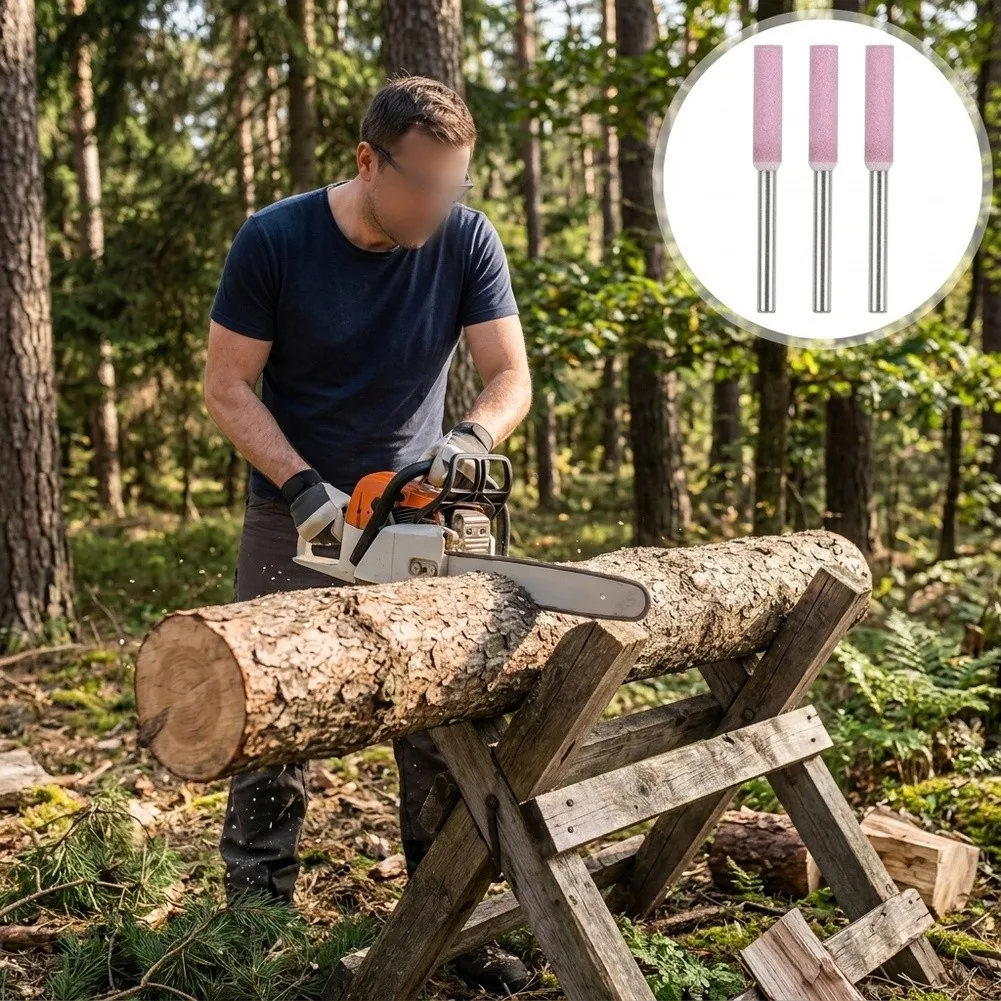 Portable Sharpening Tool Chainsaw Sharpener Kit For Outdoor Forestry Work Long-lasting Performance Accurate Polishing Result