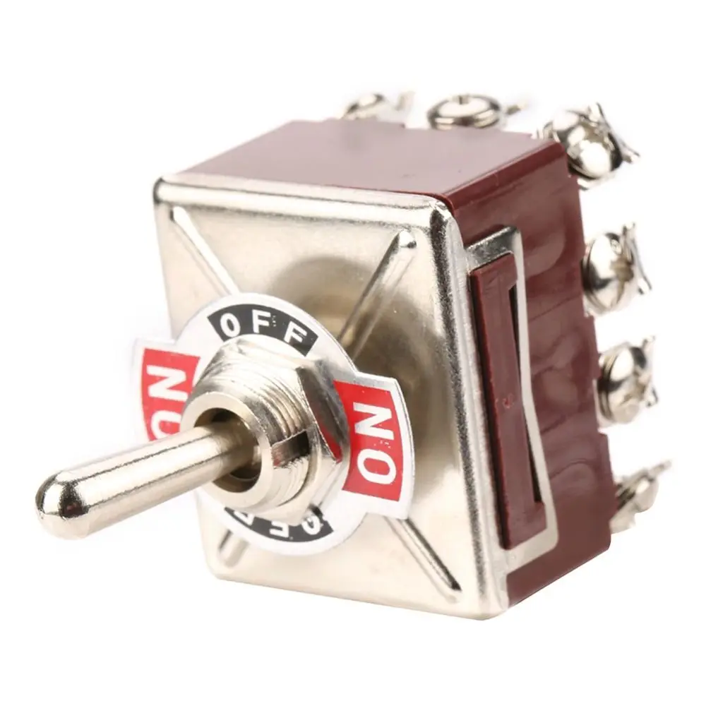 

ON/OFF/ON Three-position Rocker Control Heavy Duty Toggle​​ 4PDT 12 Pin Rocker Switch ​​3 Position Switch​​