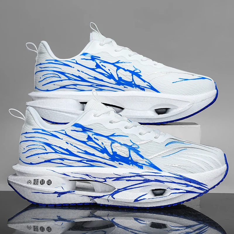 

Men Sports Running Shoes Casual Marathon Breathable Lightweight Women's Comfortable Athletic Nonskid Walking Sneakers Outdoors