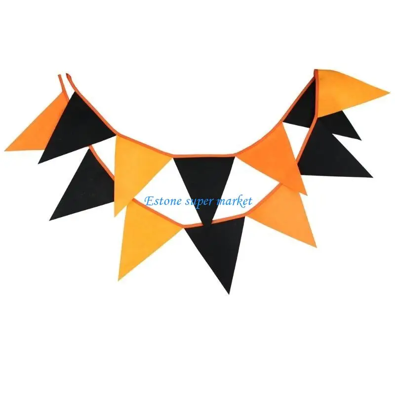 090B Colorful Pennant Flag String Bunting for Christmas for Baby Room Colorful String Flags Ornament