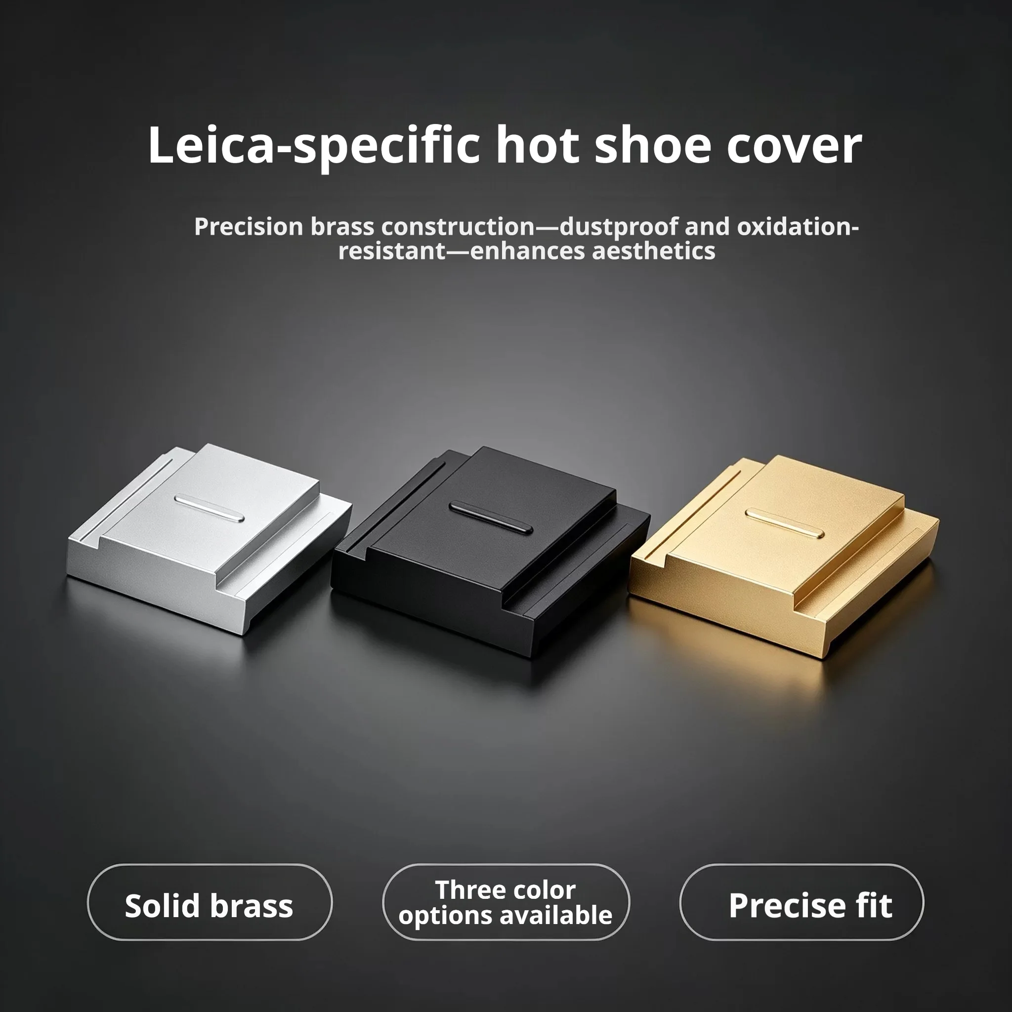 Suitable For Leica Q Q2 Q3 Flash Hot Shoe ProteCtive Cover M10 M10-P M11 M11-P CL Camera Hot Shoe Cover Pure Copper Accessories