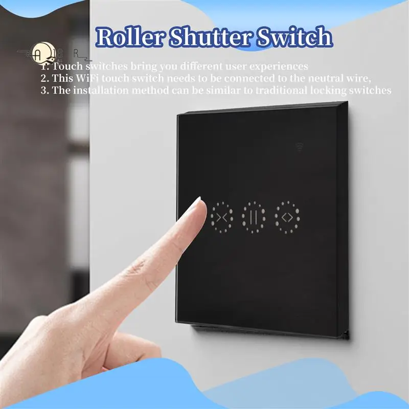 

A18R -App Wifi Press Switch Roller Shutter Switch Blinds Curtain Switch Alexa