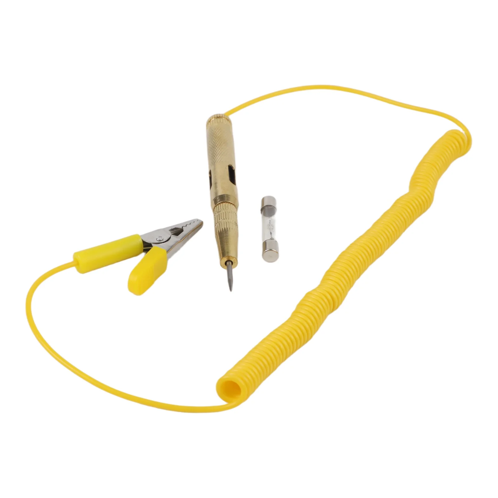 Automotive Voltage Tester 6V 24V with Fault Detection Light and Heat Resistant Design for Quick Electrical Fault Checks