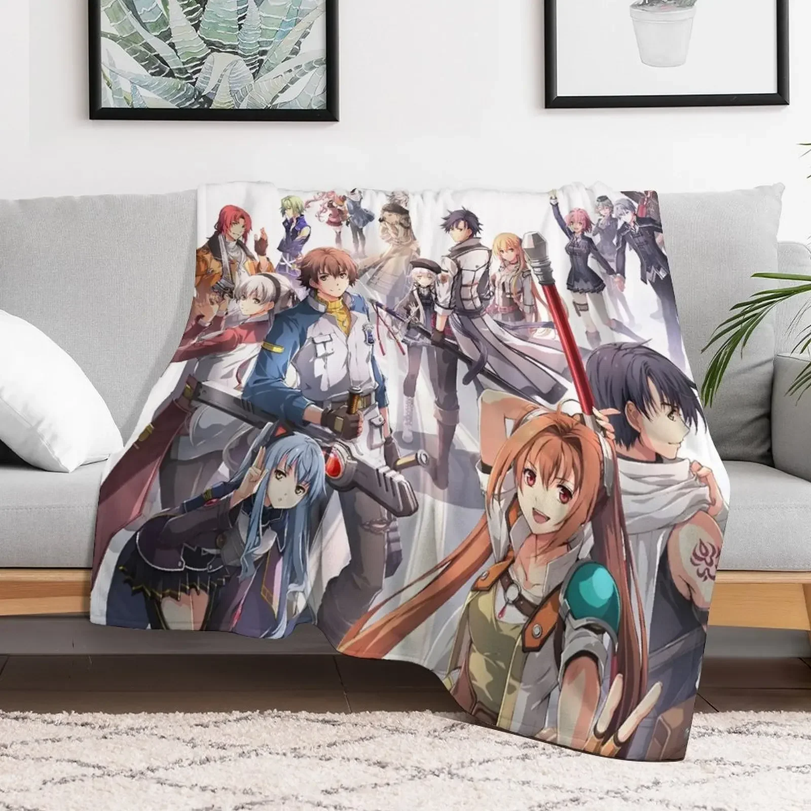 

Main Characters - Kiseki Series - Legend of Heroes - Trails of Cold Steel Throw Blanket Luxury blankets ands Blankets