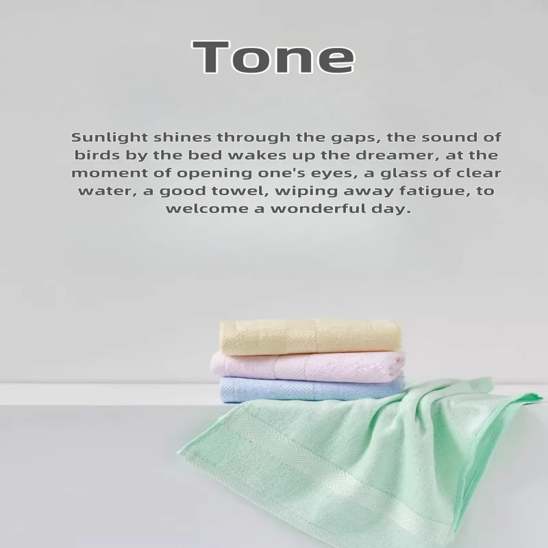 

Набор из 4 однотонных полотенец из бамбукового волокна - приятные для кожи, мягкие, комфортные, минималистичные - для ванной, для пар, для отелей, для путешествий