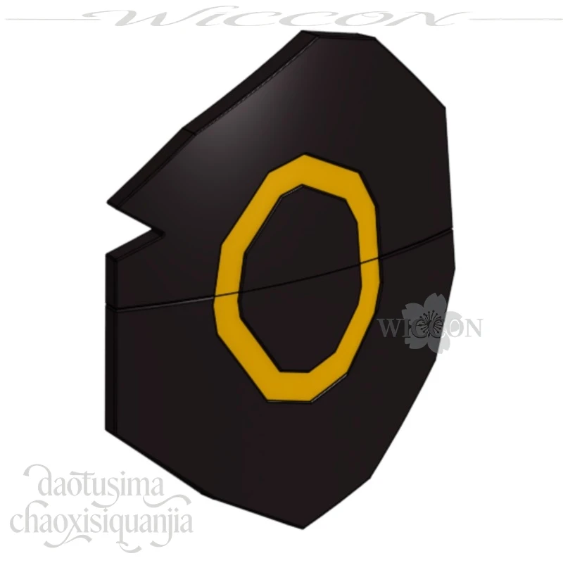 

Game Limbus Company Cosplay Kurokumo Clan Captain Gregor 3D Polylactic Acid Eyepatch Accessories 코스프레 Halloween Navidad Carnaval