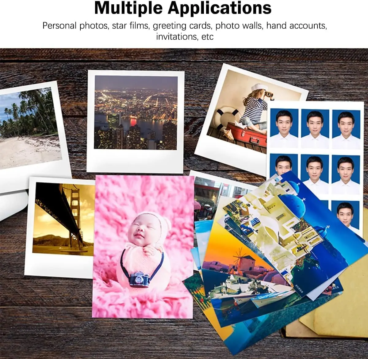 ورق تصوير عالي اللمعان مقاس 3.5 × 5 بوصة مقاوم للماء ورق صور احترافي يعمل مع جميع الطابعات النافثة للحبر 230 جرام