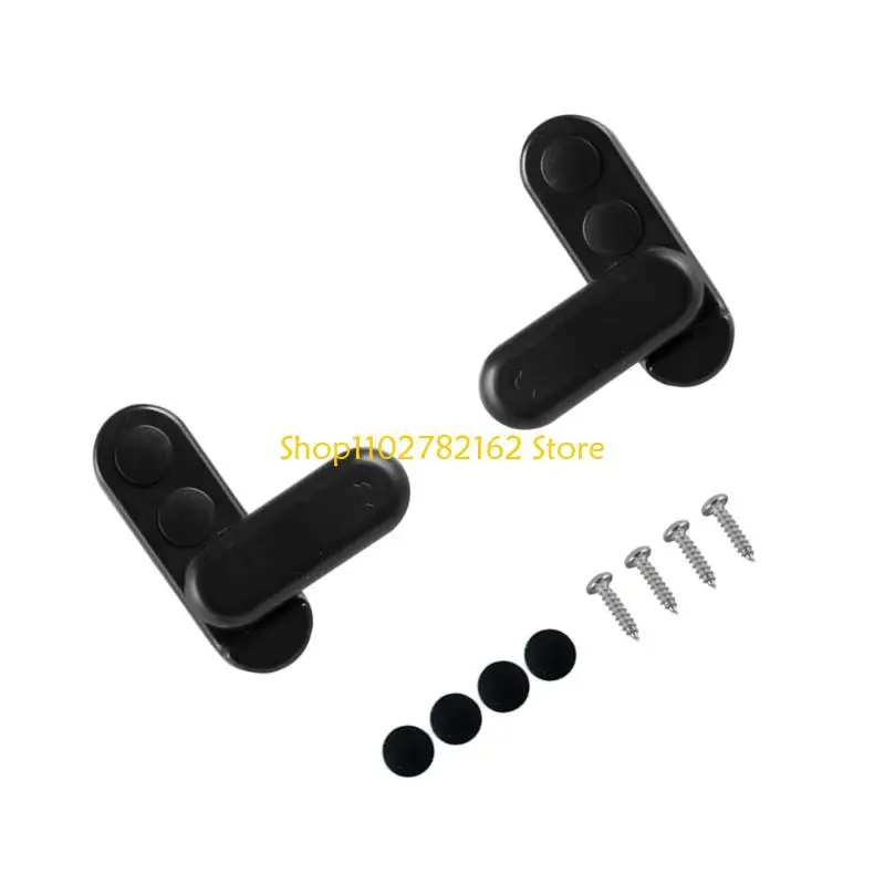 

547B 2Pcs Complete Set Folding Clamps Table Bracket Cabinet Board Rotary Lock Easy Installation Accessories