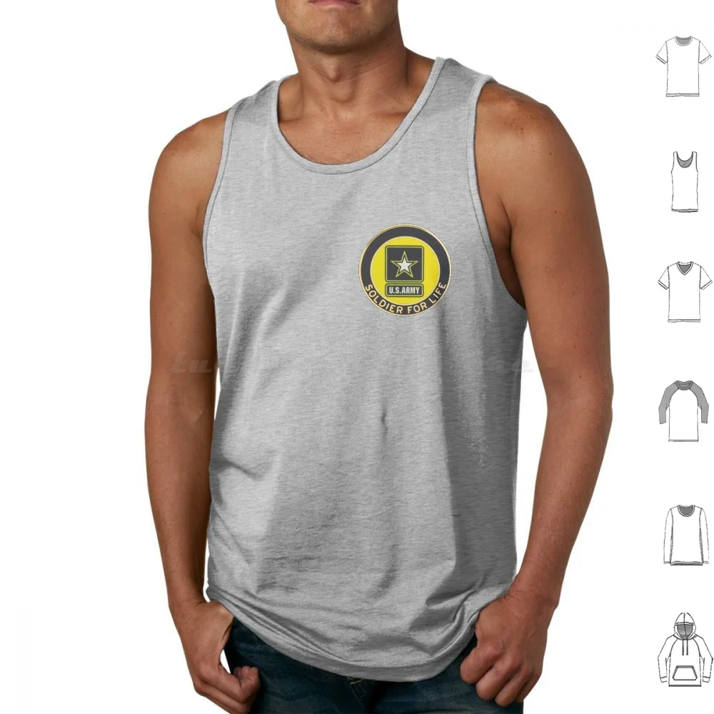 U.s Army Tank Tops Print Cotton Army Military Veteran Usa Navy Us Army Soldier War America Army Marines Us American Flag