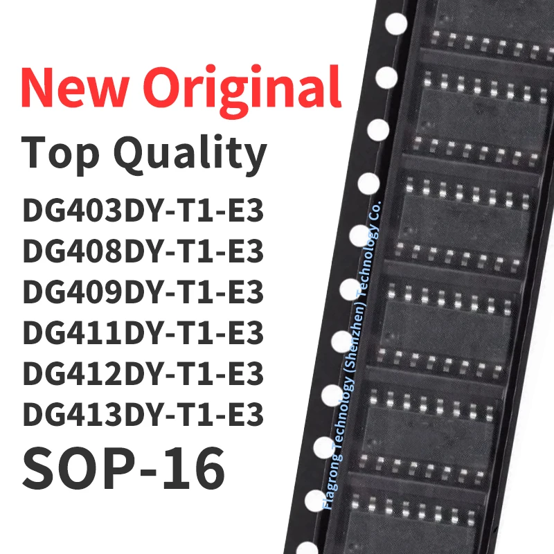 (1 Piece) DG403DY DG408DY DG409DY DG411DY DG412DY DG413DY DG441DY DG442DY DG444DY DG445DY -T1-E3 SOP-16 New Original Chip IC