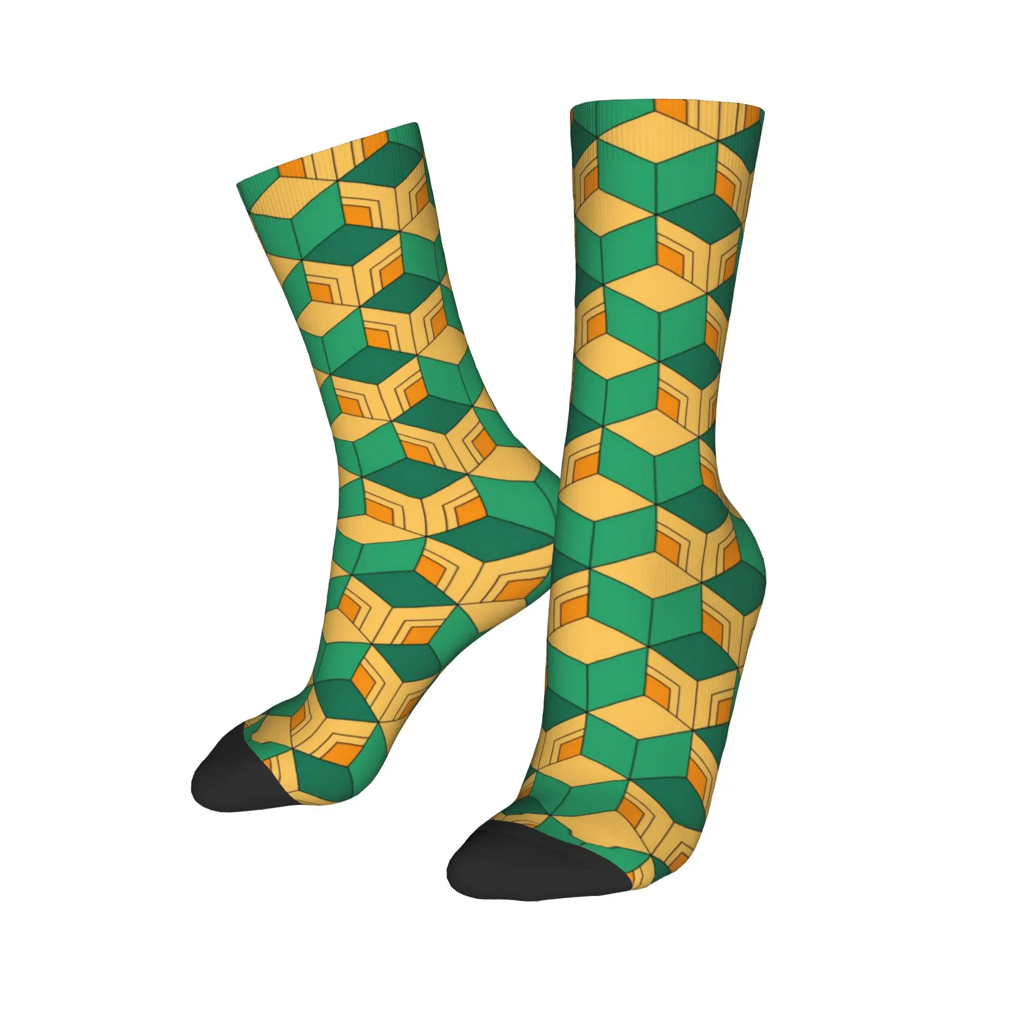 Winter Warm Casual Women Men Demons Slayers Anime Socks  Non-slip Sports Socks