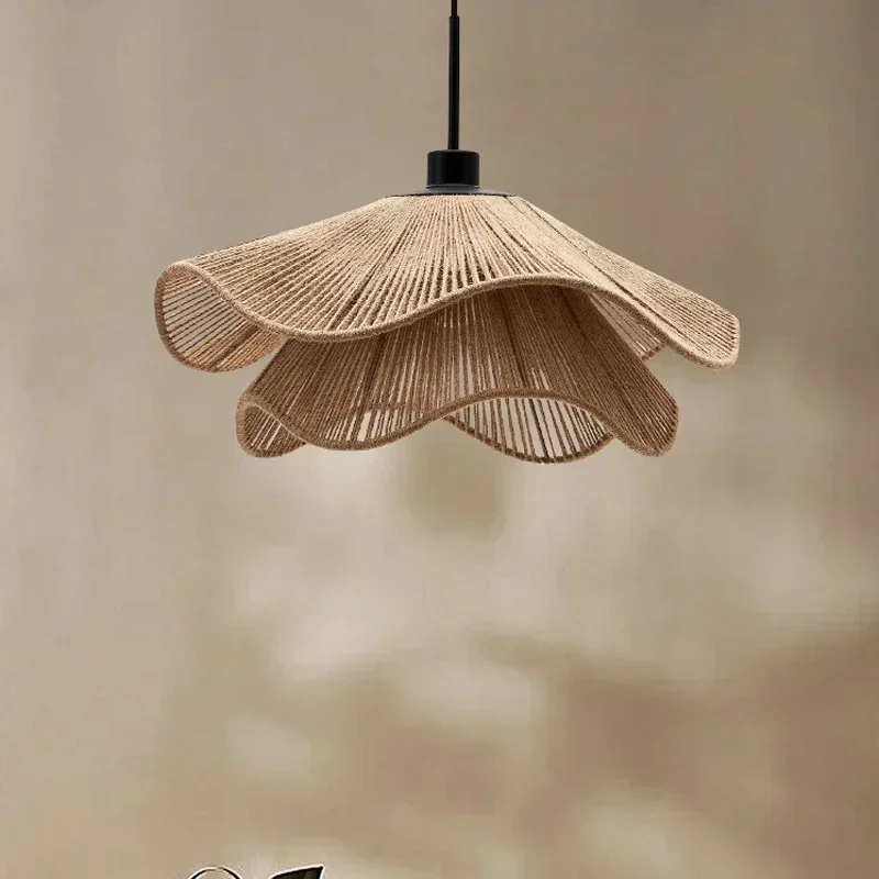 

Wabi-Sabi Pendant Lamp Nordic Vintage Art Lustre minimalist lighting Restaurant Homestay Decor Loft bedroom nightstands lights