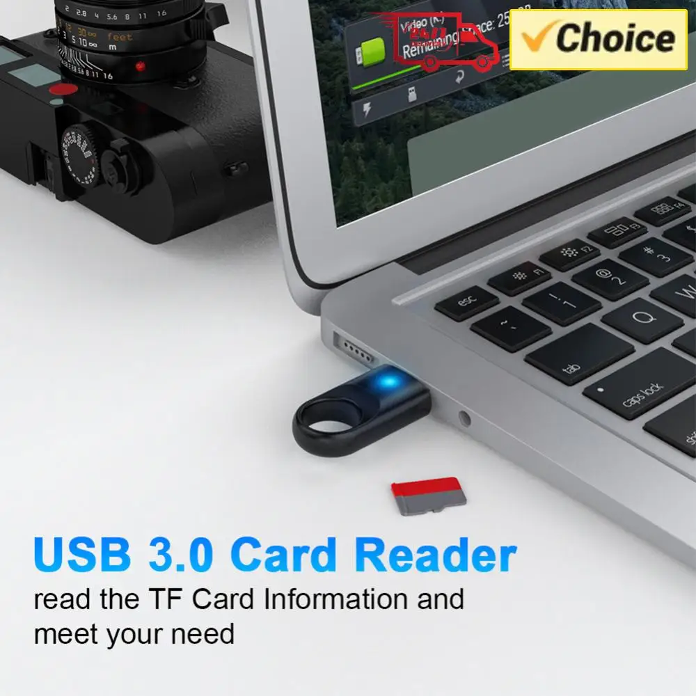Memory Card Reader Adapter USB 3.0 High Speed Flash Memory Card Adapter Hub for PC/Laptop/Smart Phone/Driving Recorder