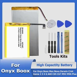 XDOU New 2588158 406080 386888 Battery For Onyx Boox Max Nova Darwin Crist Gama 2 3 4 6 A60 C65 C67 M92 M96 Plus + Kit Tools