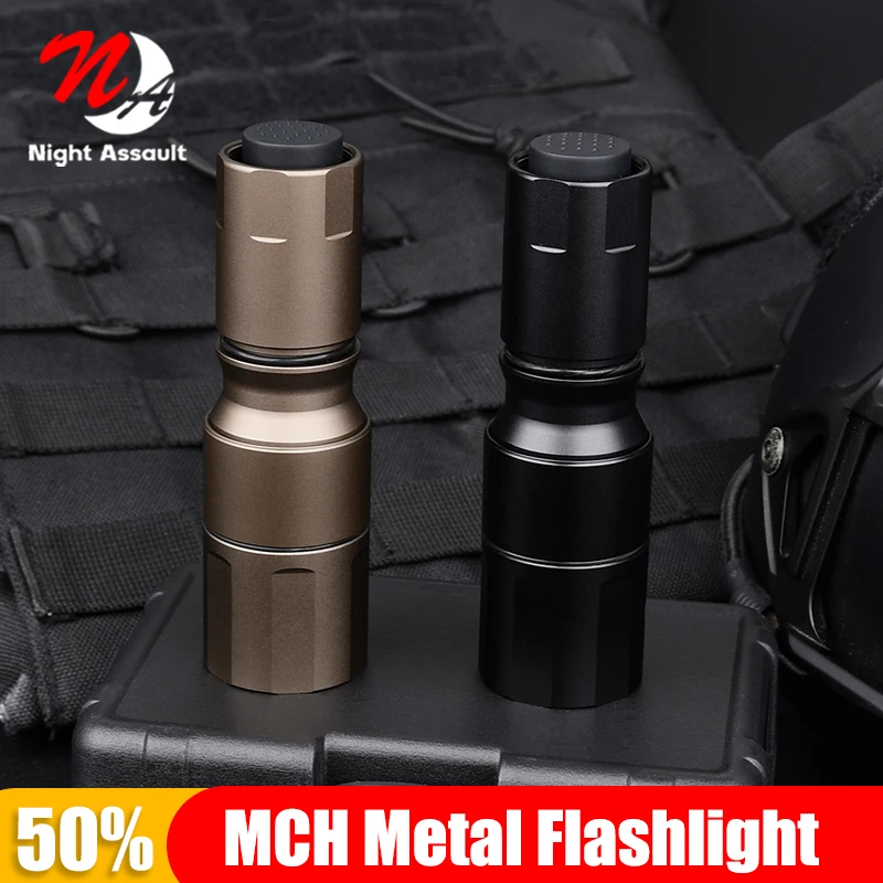 Cloud Defensive Tactical Handheld Helmet Support Weapon 1000Lumen Powerful Pistol Scout Light Wadsn Metal MCH Flashlight