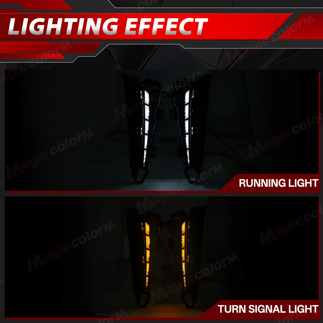 Led Front Wheel Arches Side Marker Light For TOYOTA Tacoma 2024 To 2026 Fender Running Turn Signal White Yellow Daylight
