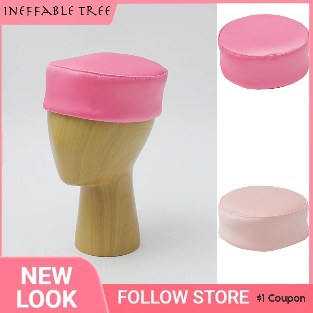 nouveau-chapeau-piloche-rose-pour-femmes-forme-ronde-a-couronne-structuree-chapeau-haut-de-forme-sans-bord-de-style-britannique-chapeau-de-robe-rond-chapeau-formel-vintage