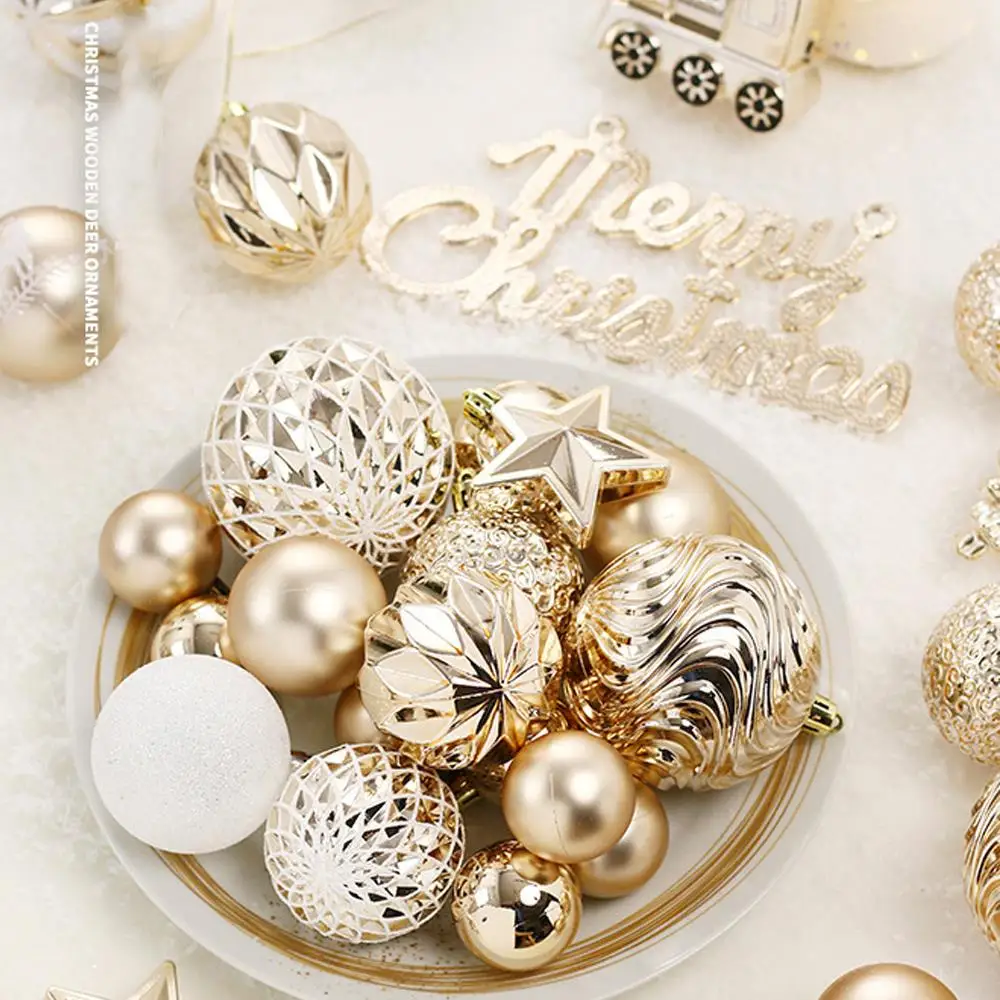 شجرة عيد الميلاد الحلي مزيج ماتي تصميم الكرة عناصر السنة الجديدة عيد الميلاد الكرة معلقة المعلقات زينة عيد الميلاد لوازم منزلية مفيدة