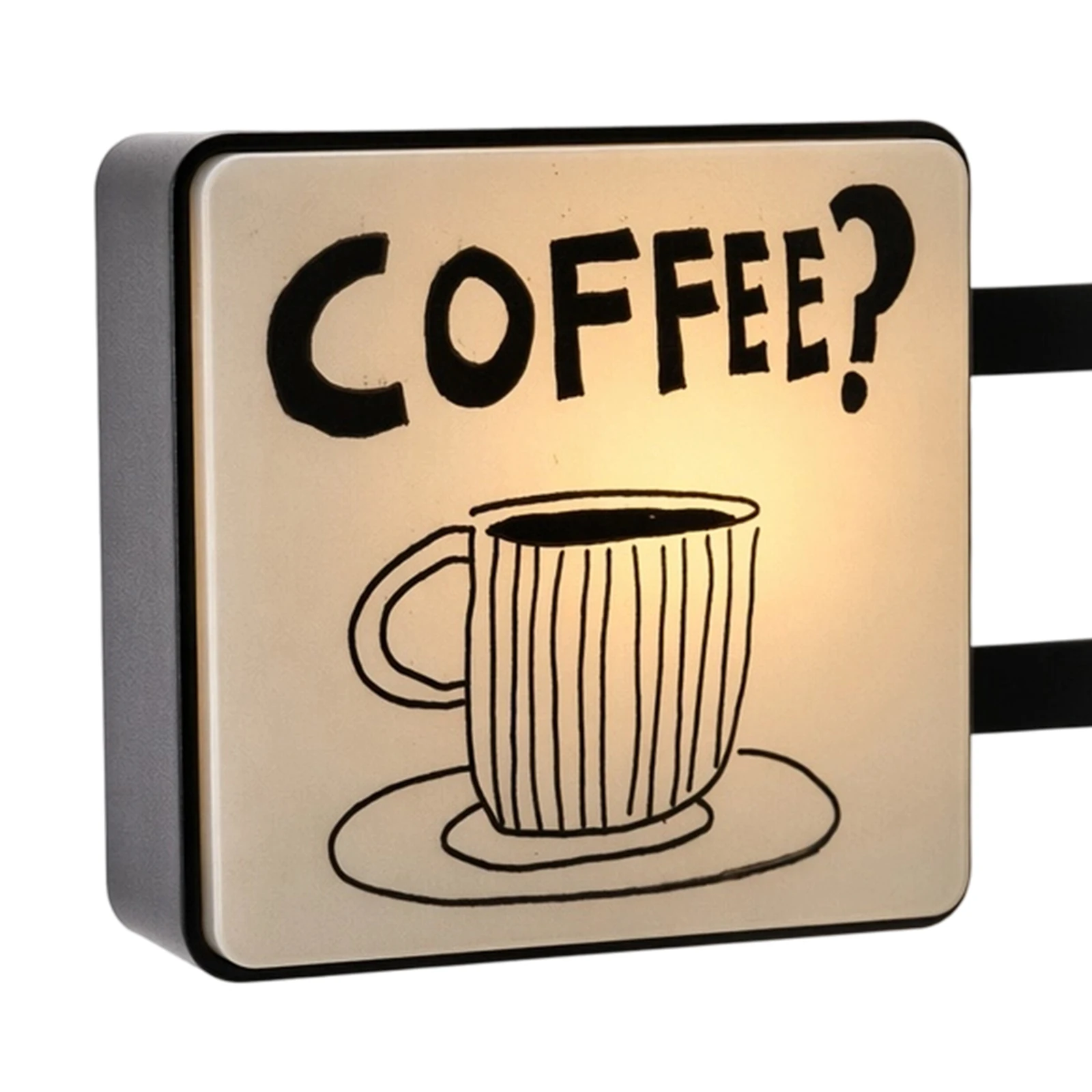 Mini Magnetic Coffee Shop Refrigerator Decor Wall-Mount Lighted Vintage Shop & Bar Signs Mini Refrigerator Magnets Decor view 5