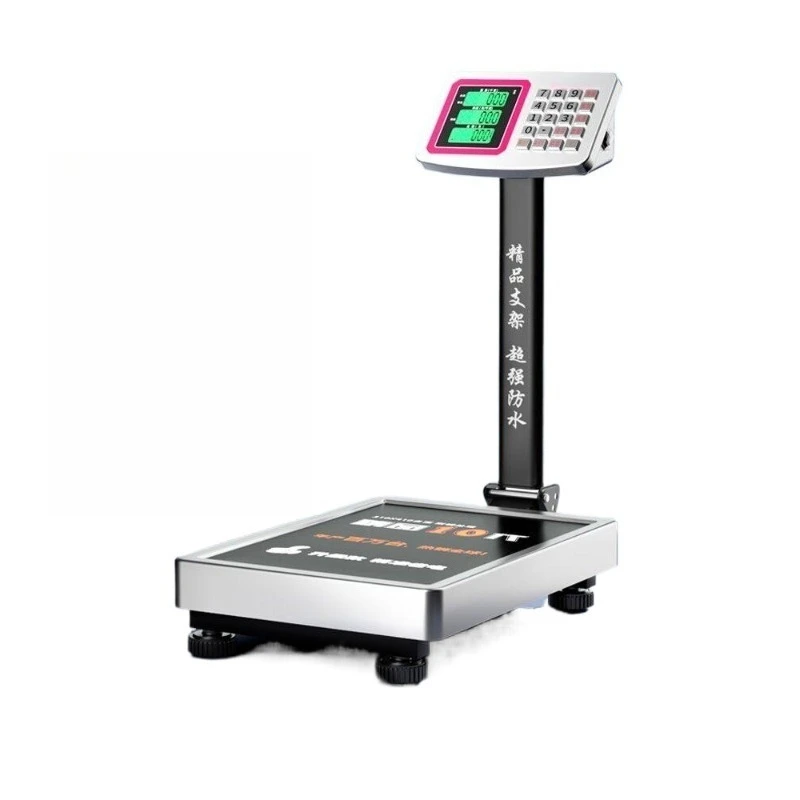 300kg Commercial Bench Scale - High Precision Weighing & Pricing for Food Stall Home Use