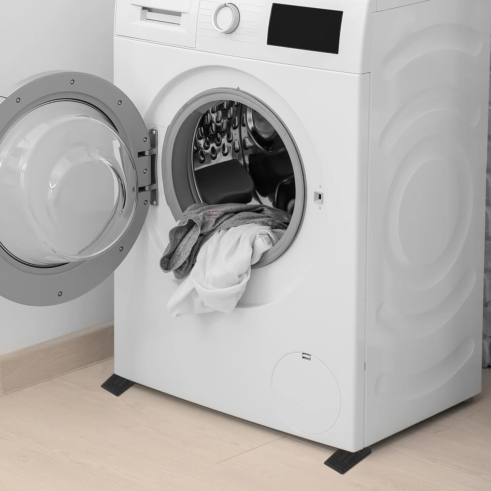 

20Pcs Multi Use Furniture Levelers Anti Vibration Pads for Bed Washing Machine Sofa Table Cabinet Toilet Shims