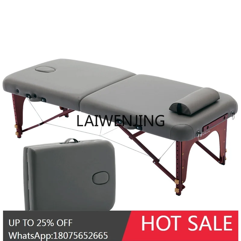 LYY Folding Massage Bed Massage Household Portable Moxibustion Bone Setting Portable Beauty Bed