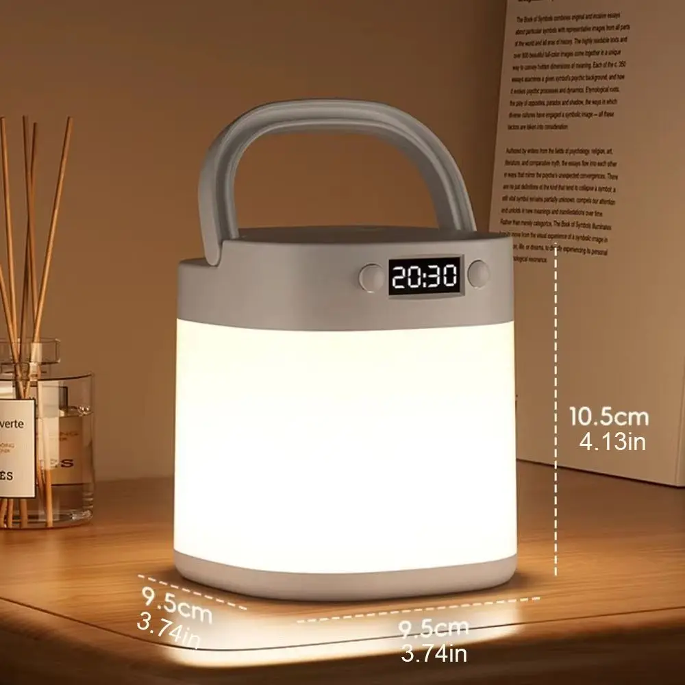 Timer Function Night Light Eye Protection 3 Modes Dimmable Night Light Durable Time Display Rechargeable Night Light Nursery