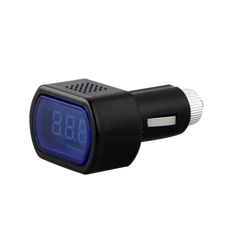 Voltmeter LCD Cigarette Lighter Voltage Digital Panel Meter